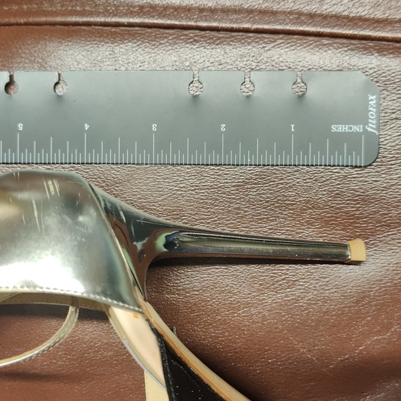 Jimmy Choo Typhoon heel pump in color lychee size 37 new vibram sole - Picture 12 of 12